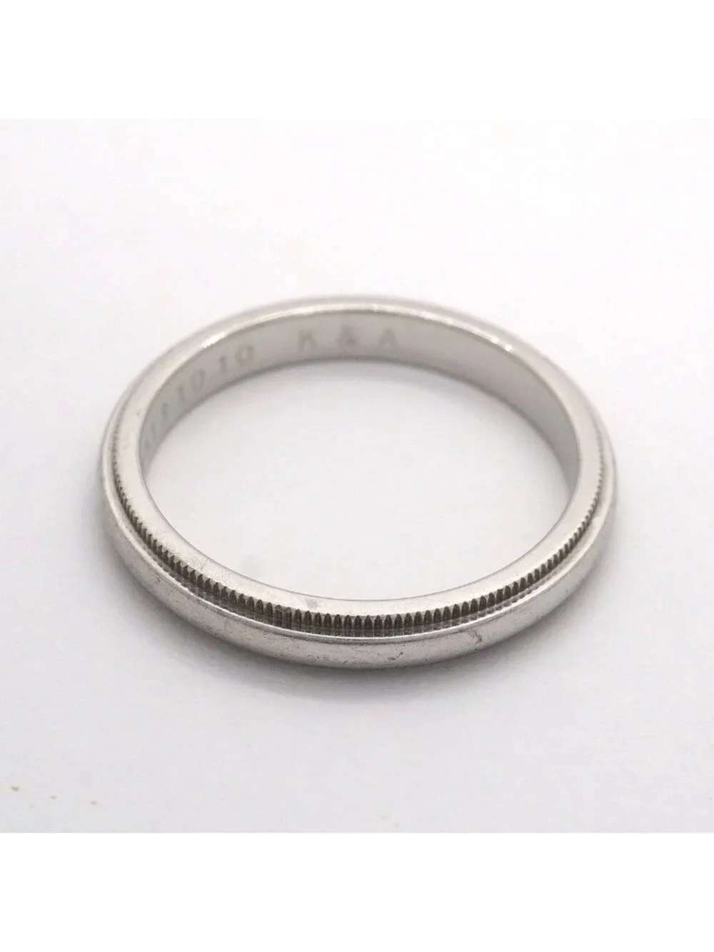 Tiffany & Co Ring Mil Gray Platinum